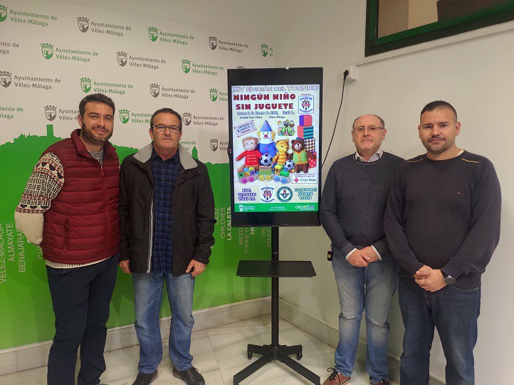 Llega a Vélez - Málaga la XIV edición del Torneo ‘Ningún Niño Sin Juguete’