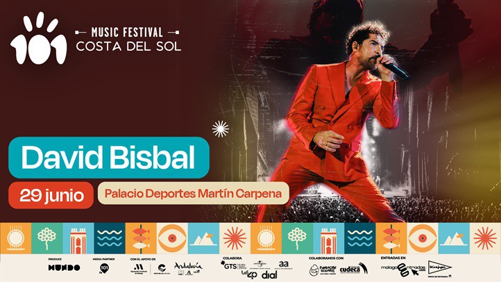 Bisbal llega el sábado a Málaga con su Tour "Volaré" con el 101 Music Festival