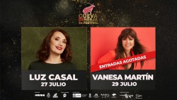 Luz Casal y Vanesa Martín, en el 62 Festival de Música Cueva de Nerja 
