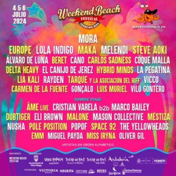 Weekend Beach cierra su espectacular cartel de 2024 con veintiún nuevos nombres