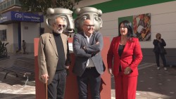 Las esculturas de Heredia Cuevas ya lucen en el centro histórico veleño